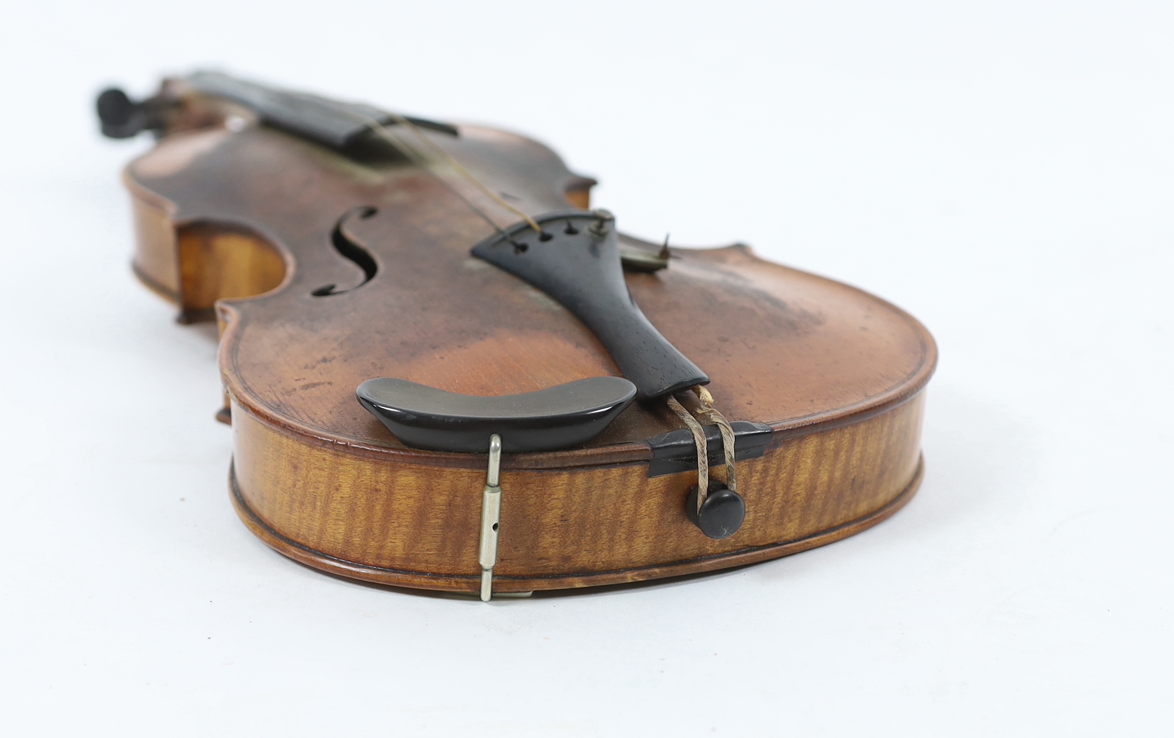 An Italian violin, 2nd half 19th century, length of back 35.5cm